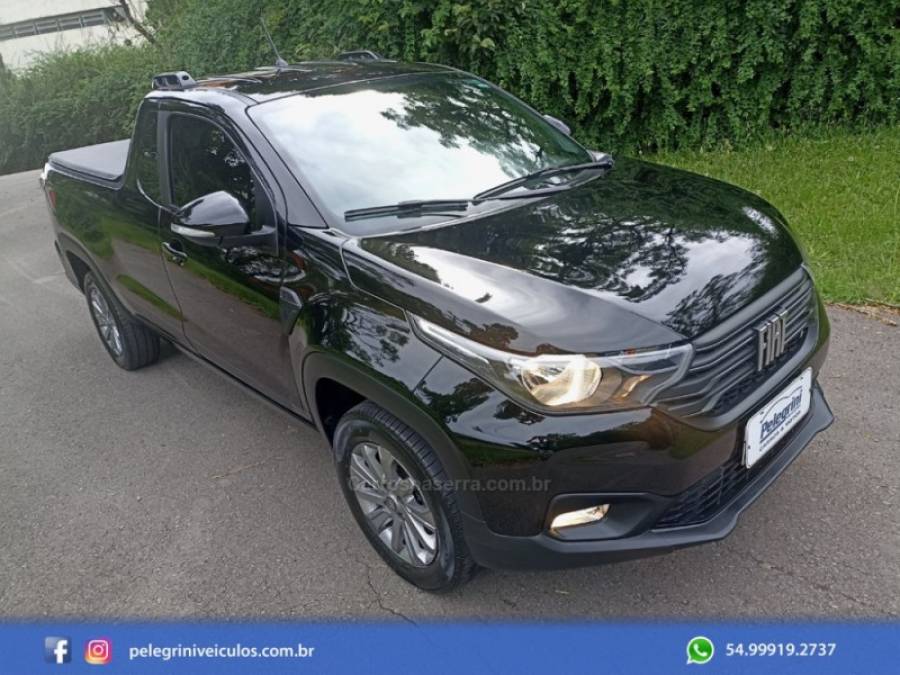 FIAT - STRADA - 2020/2021 - Preta - R$ 82.000,00