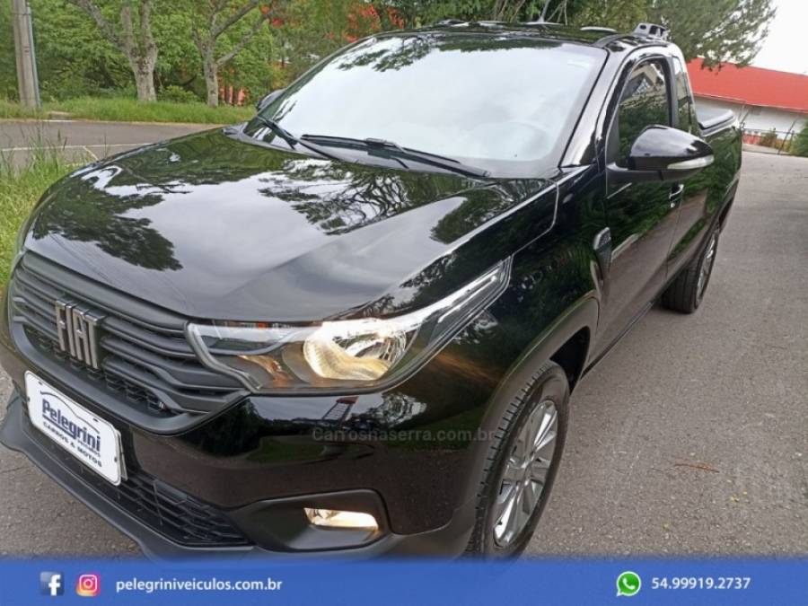 FIAT - STRADA - 2020/2021 - Preta - R$ 82.000,00