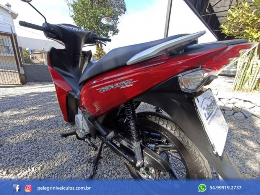 HONDA - BIZ 125 - 2021/2021 - Vermelha - R$ 15.500,00